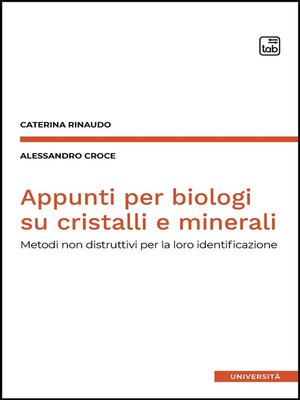 cover image of Appunti per biologi su cristalli e minerali
